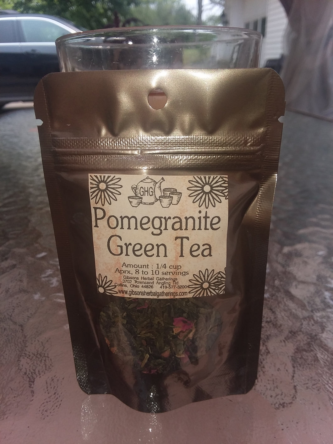 Pomegranate Green Tea