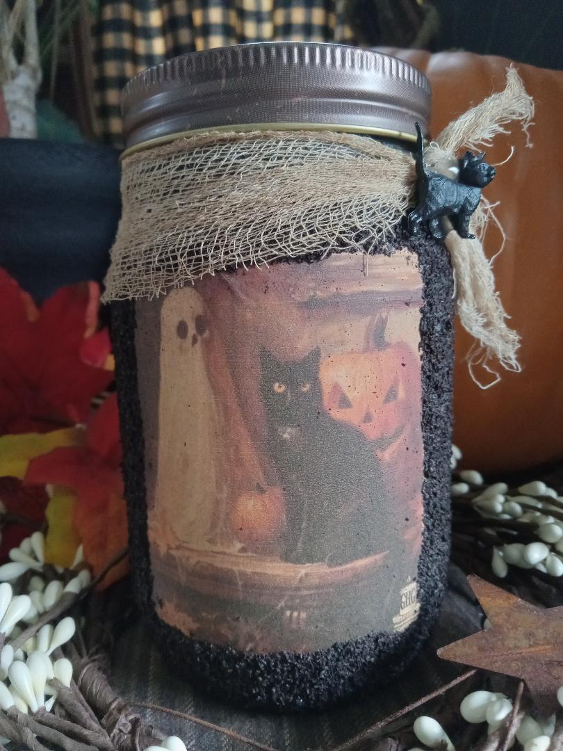 Coated Halloween Soy Candle