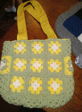 Load image into Gallery viewer, Hand Crocheted Yellow Purse