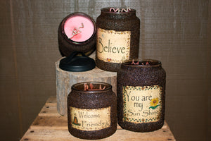 16 Oz. Rustic Candle